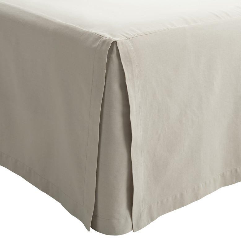 Sängkappa  - beige, Basics, textil (200/180/45cm) - Best Price