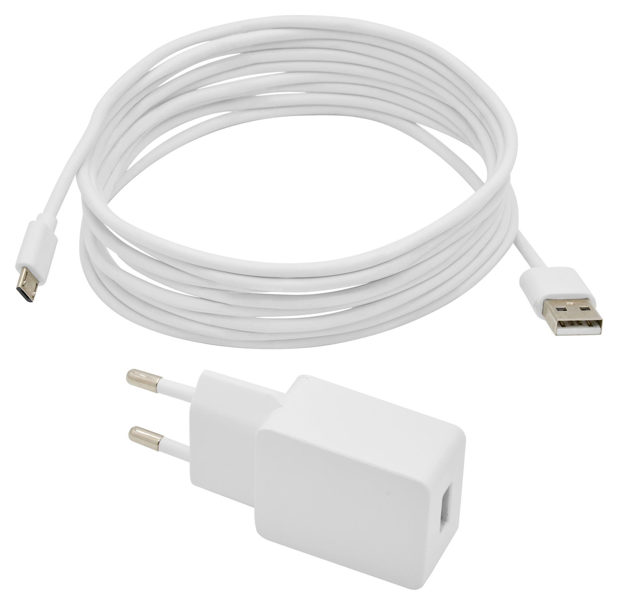 USB-LADEKABEL - Weiß, Basics (16/6/2cm) - Homeware