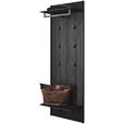 GARDEROBENPANEEL  in 58/183/35 cm  - Anthrazit, Design, Holz/Metall (58/183/35cm) - Johann Jakob