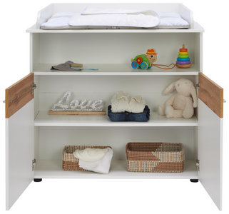 Wickelkommode Weiss Braun Bestellen