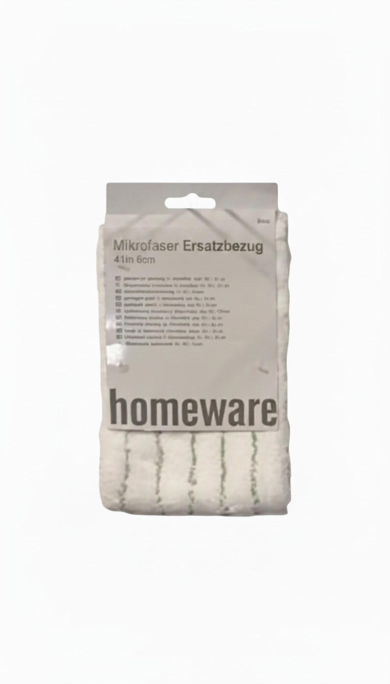WISCHBEZUG - Weiß/Hellgrün, Basics, Textil (17/28cm) - Homeware