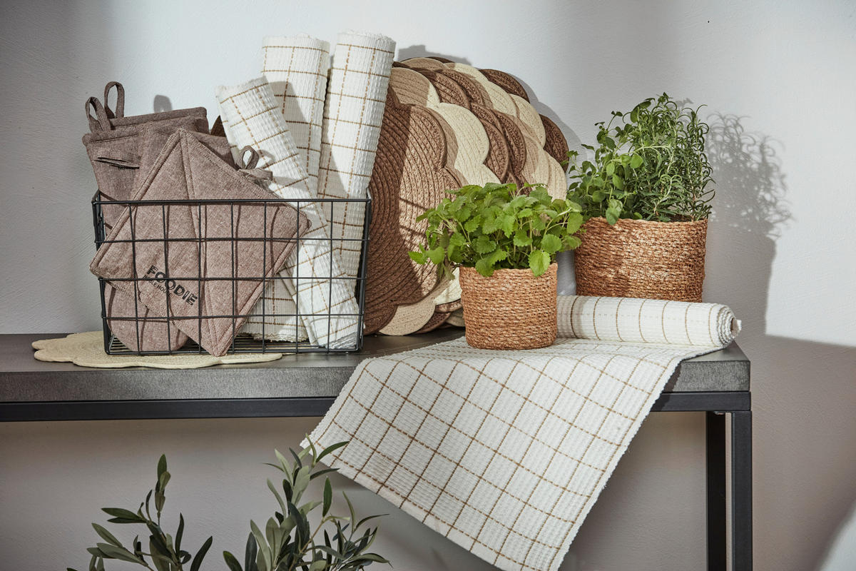 GRYTLAPP brun  - brun, Basics, textil (20/20cm)