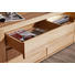 TV-ELEMENT Eiche furniert, massiv Eichefarben - Eichefarben, KONVENTIONELL, Holz (194,4/58,4/51cm) - Voleo TV-ELEMENT Eiche furniert, massiv Eichefarben - Eichefarben, KONVENTIONELL, Holz (194,4/58,4/51cm) - Voleo