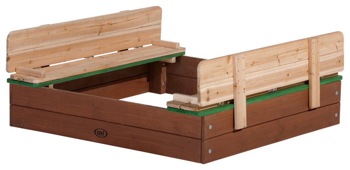 PIESKOVISKO - hnedá/zelená, Konventionell, drevo (95/20/100cm)