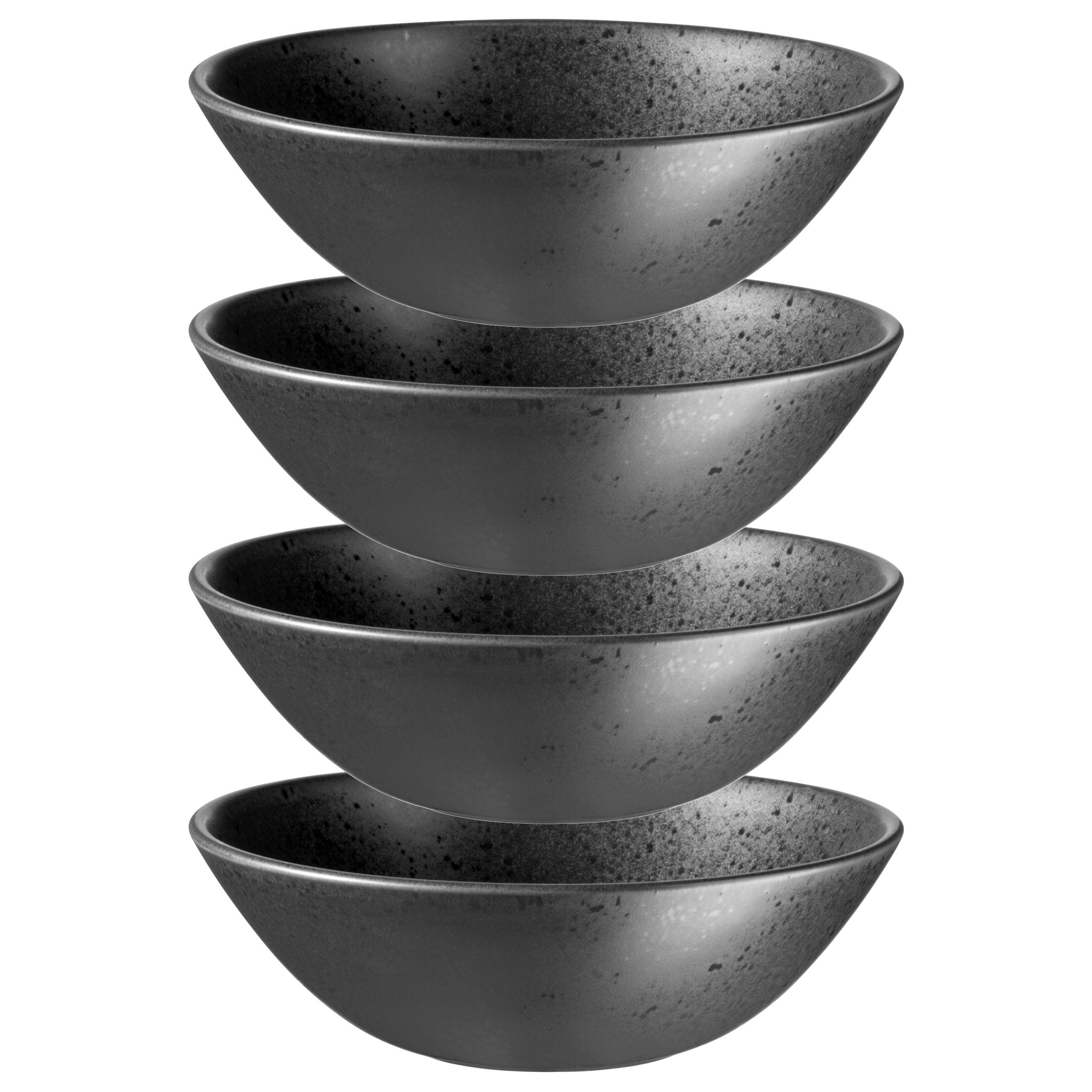SCHÜSSELSET 6-teilig ESSENTIAL   - Schwarz, Basics, Keramik (18/5,5cm) - Mäser