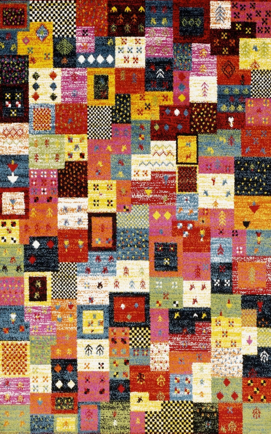 Webteppich Multicol. Happiness Paradis 150x80 Cm