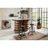 BAR in Naturfarben, Schwarz - Schwarz/Naturfarben, LIFESTYLE, Holz/Metall (160/102/75cm) BAR in Naturfarben, Schwarz - Schwarz/Naturfarben, LIFESTYLE, Holz/Metall (160/102/75cm)
