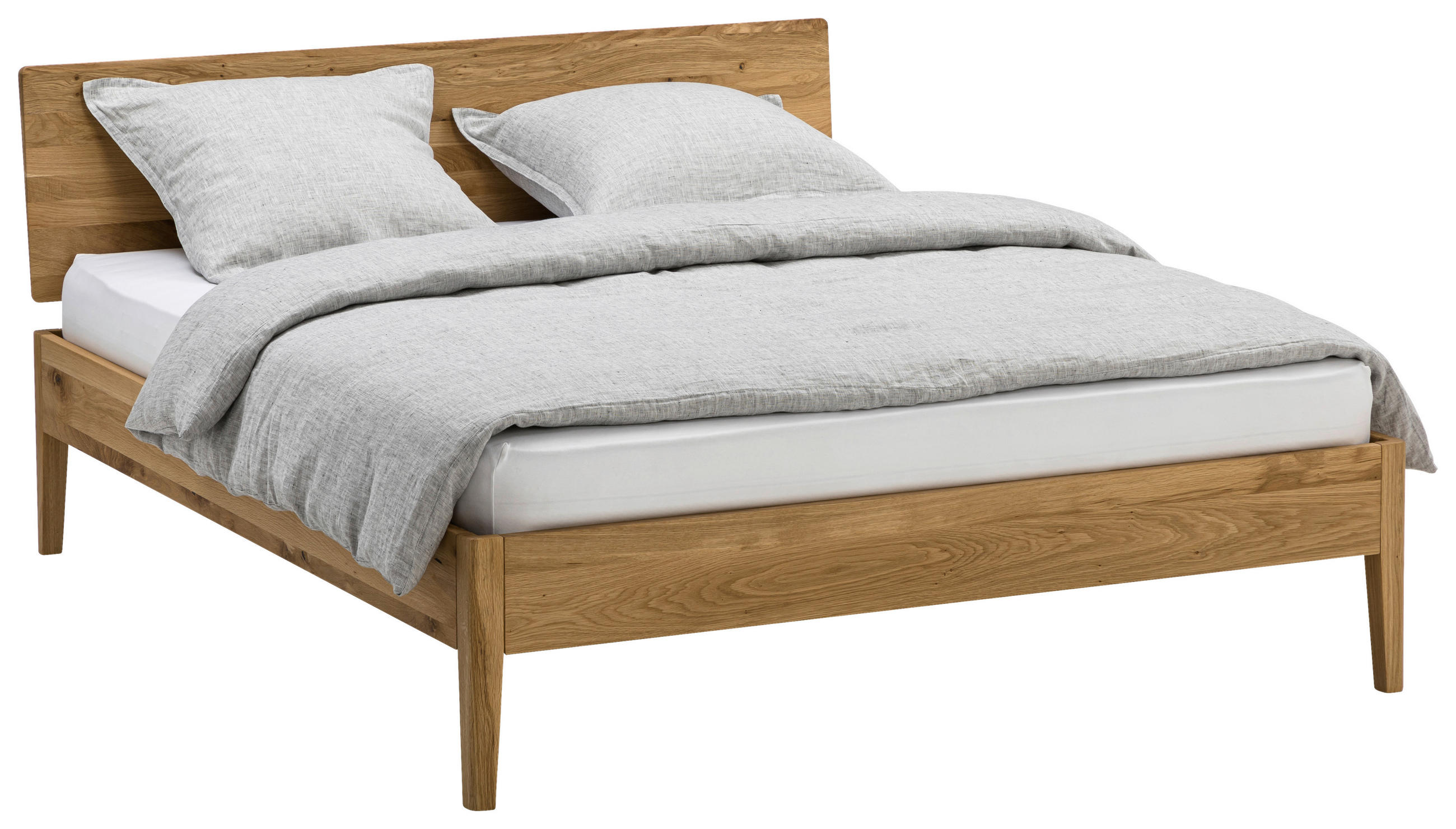 BETT 160/200 cm,  in Eichefarben,  - Eichefarben, Natur, Holz (160/200cm) - Boxxx