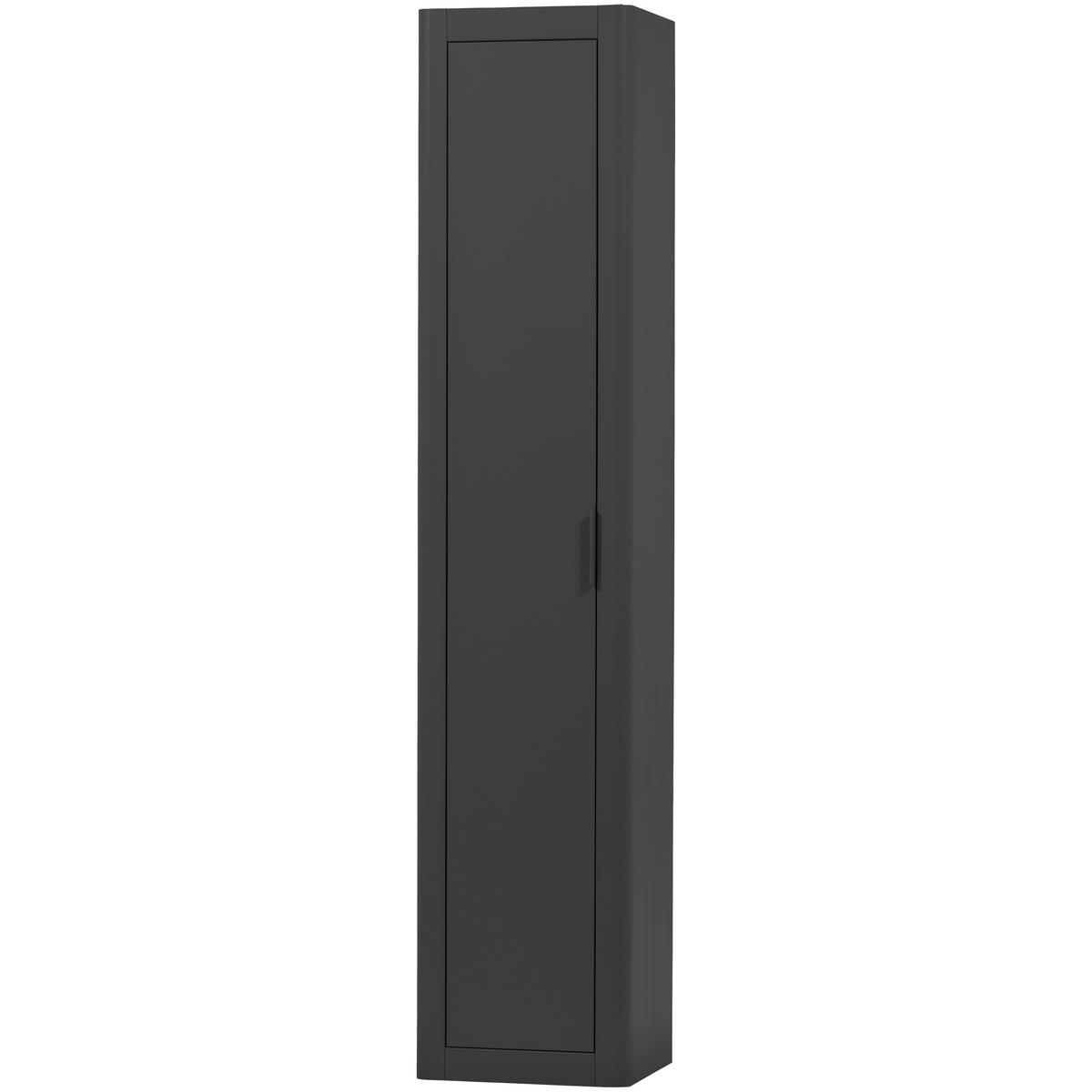 MEHRZWECKSCHRANK 45/217/39 cm  in Schwarz  - Schwarz, Design, Holz (45/217/39cm) - Livetastic