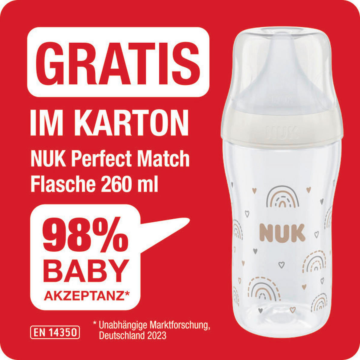 DAMPFSTERILISATOR Vario Express inkl. Perfect Match Flasche 260ml  - Basics (22,5/27/26,5cm) - NUK