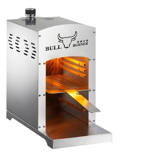 PLINSKI ŽAR BULL BURNER - srebrne barve, Basics, kovina/keramika (22/54/40cm)