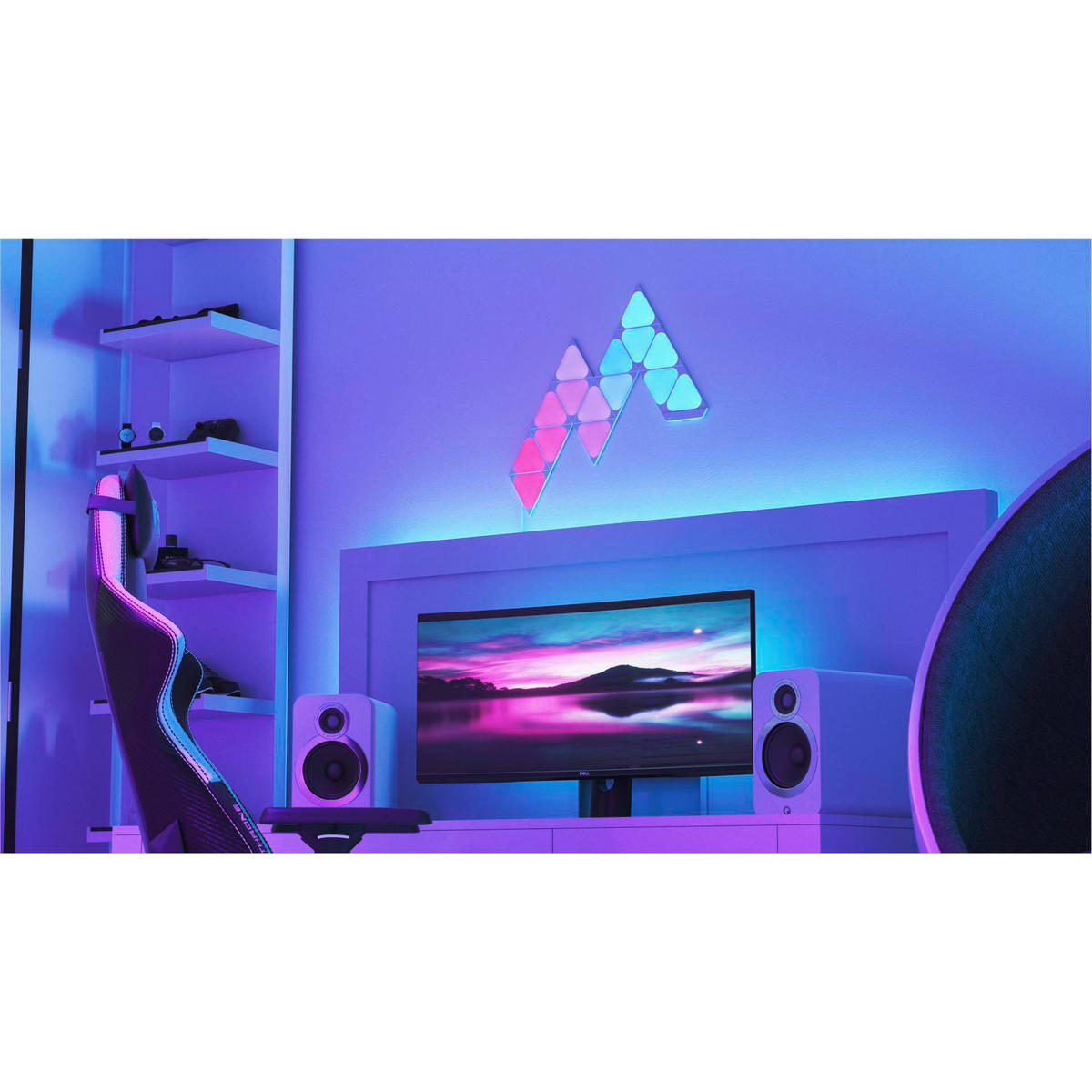 Nanoleaf Triangles 5er Mini NANOLEAF 10/11,5/0,6 cm   - Weiß, Basics, Kunststoff (10/11,5/0,6cm)