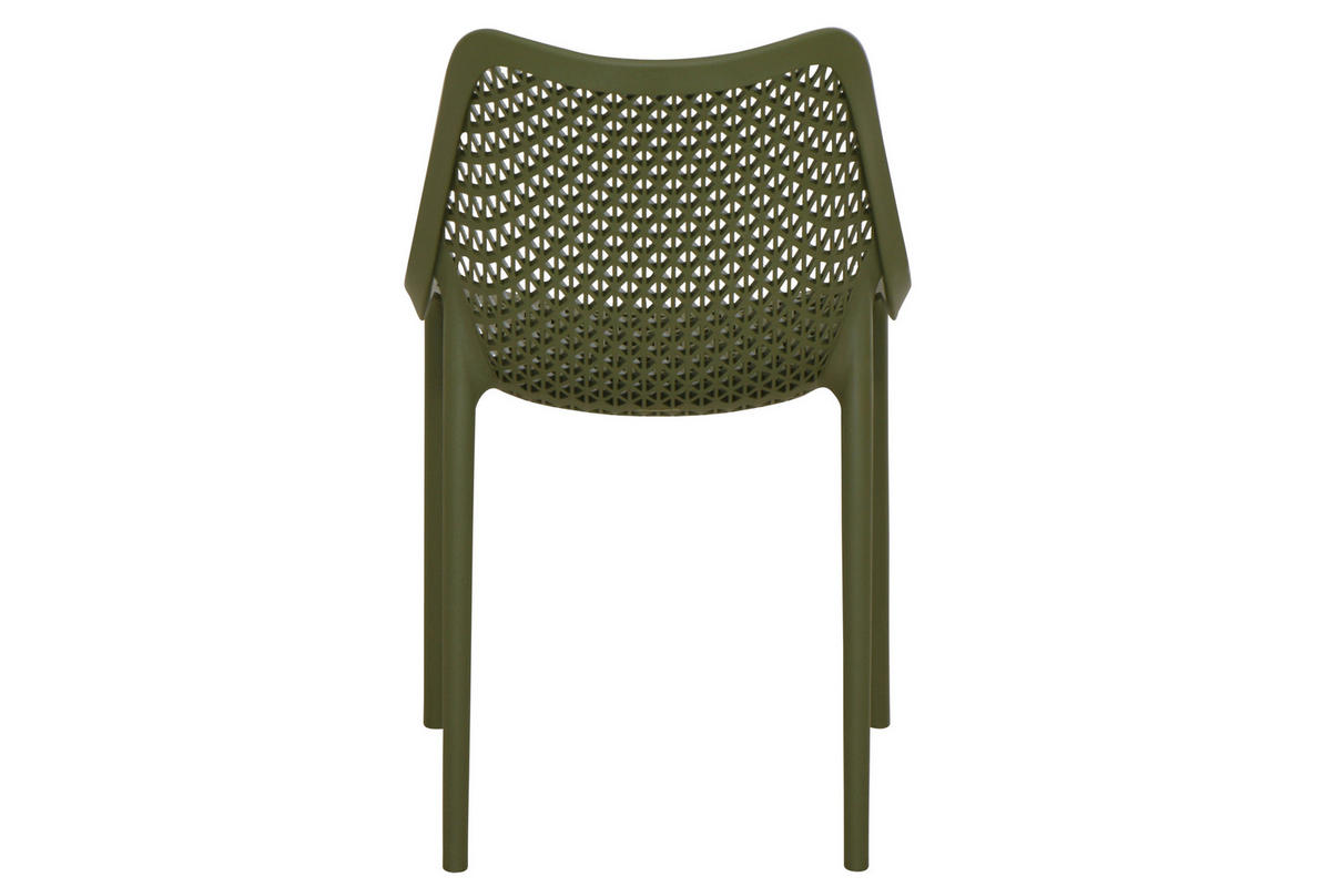GARTENGARNITUR 5-teilig Stahl  - Anthrazit/Grün, Basics, Kunststoff/Metall (90/81/140cm) - Siena Garden