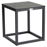 LOUNGETISCH  - Anthrazit/Grau, MODERN, Kunststoff/Metall (40/40/45cm) - Tierra Outdoor