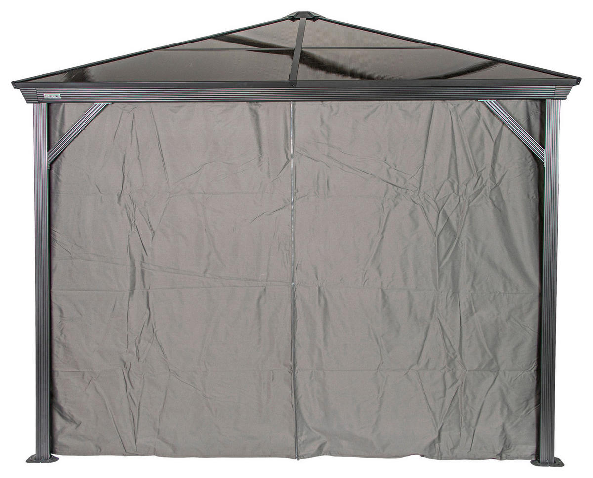 OUTDOORVORHANG     - Dunkelgrau, Basics, Kunststoff - Ambia Garden