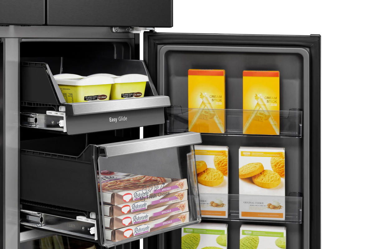 MULTI-DOOR 91,4/178,5/72,5 cm RQ760N4IFE  - Schwarz, Basics, Metall (91,4/178,5/72,5cm) - Hisense