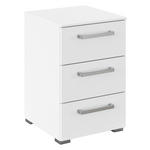 NACHTSCHRANK 40/61/42 cm  - Edelstahlfarben/Alufarben, Basics, Holzwerkstoff/Kunststoff (40/61/42cm) - Xora