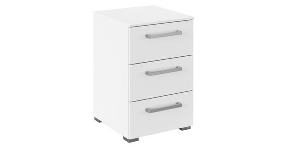 NACHTSCHRANK 40/61/42 cm  - Edelstahlfarben/Alufarben, Basics, Holzwerkstoff/Kunststoff (40/61/42cm) - Xora