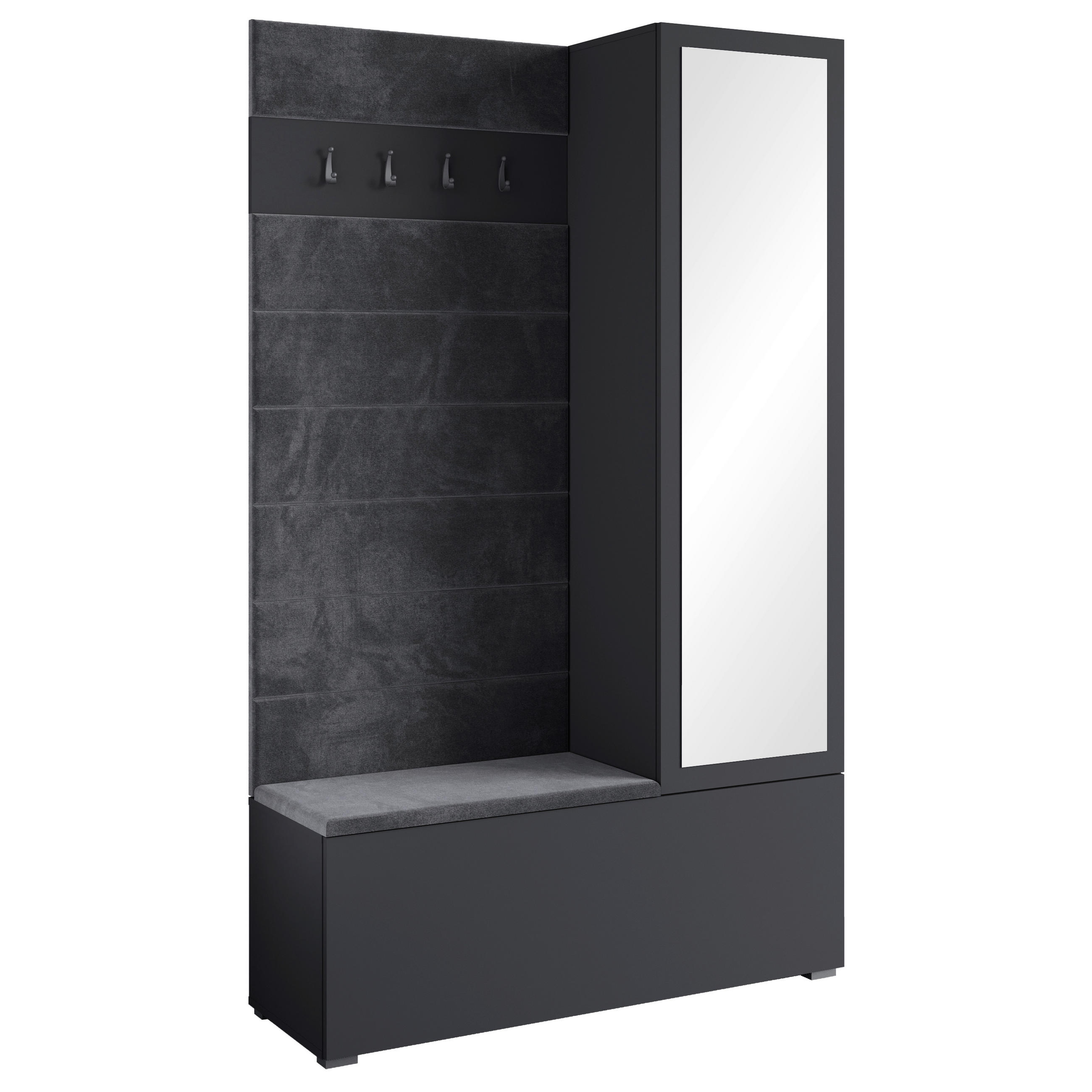 Garderobe Tejo Ii Schwarz B: 115 Cm