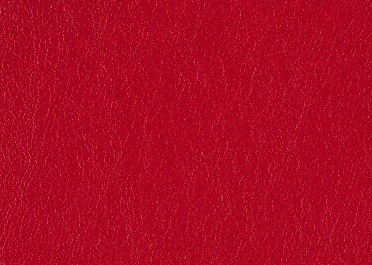 ECKSOFA in Echtleder Rot  182/277 cm  - Rot/Schwarz, Natur, Leder (182/277cm) - Valnatura