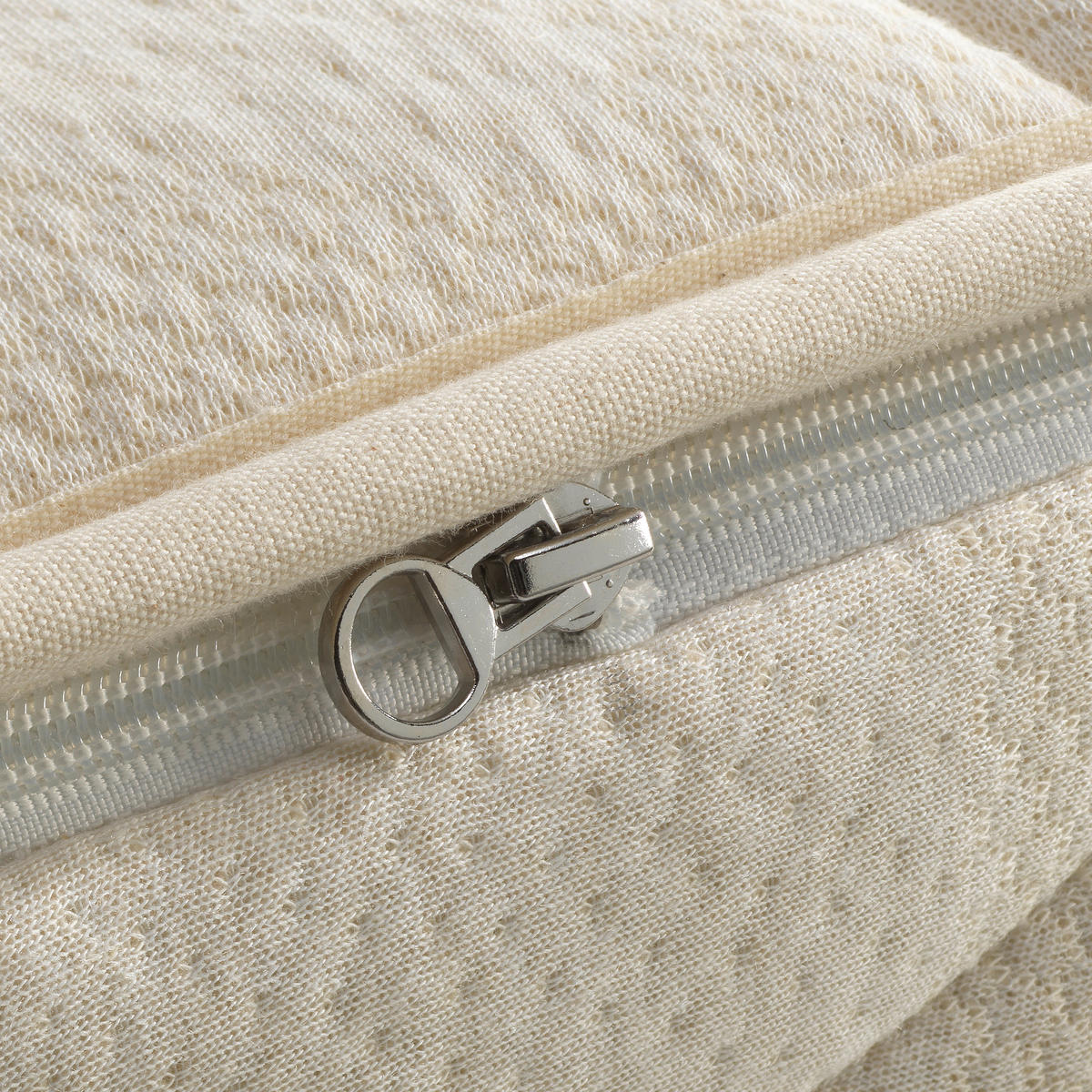 LATEXMATRATZE Waldgrün 90/200 cm Höhe ca. 22 cm 7 -Zonen - Weiß, Basics, Textil (90/200cm) - Linea Natura