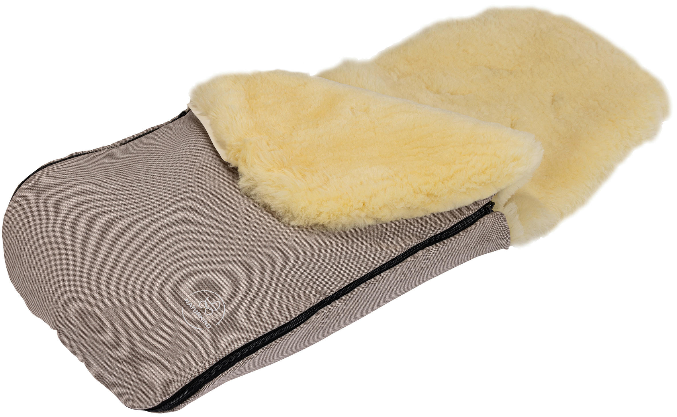 FELLSACK  - Sandfarben, Basics, Textil/Fell (46/105cm) - Naturkind