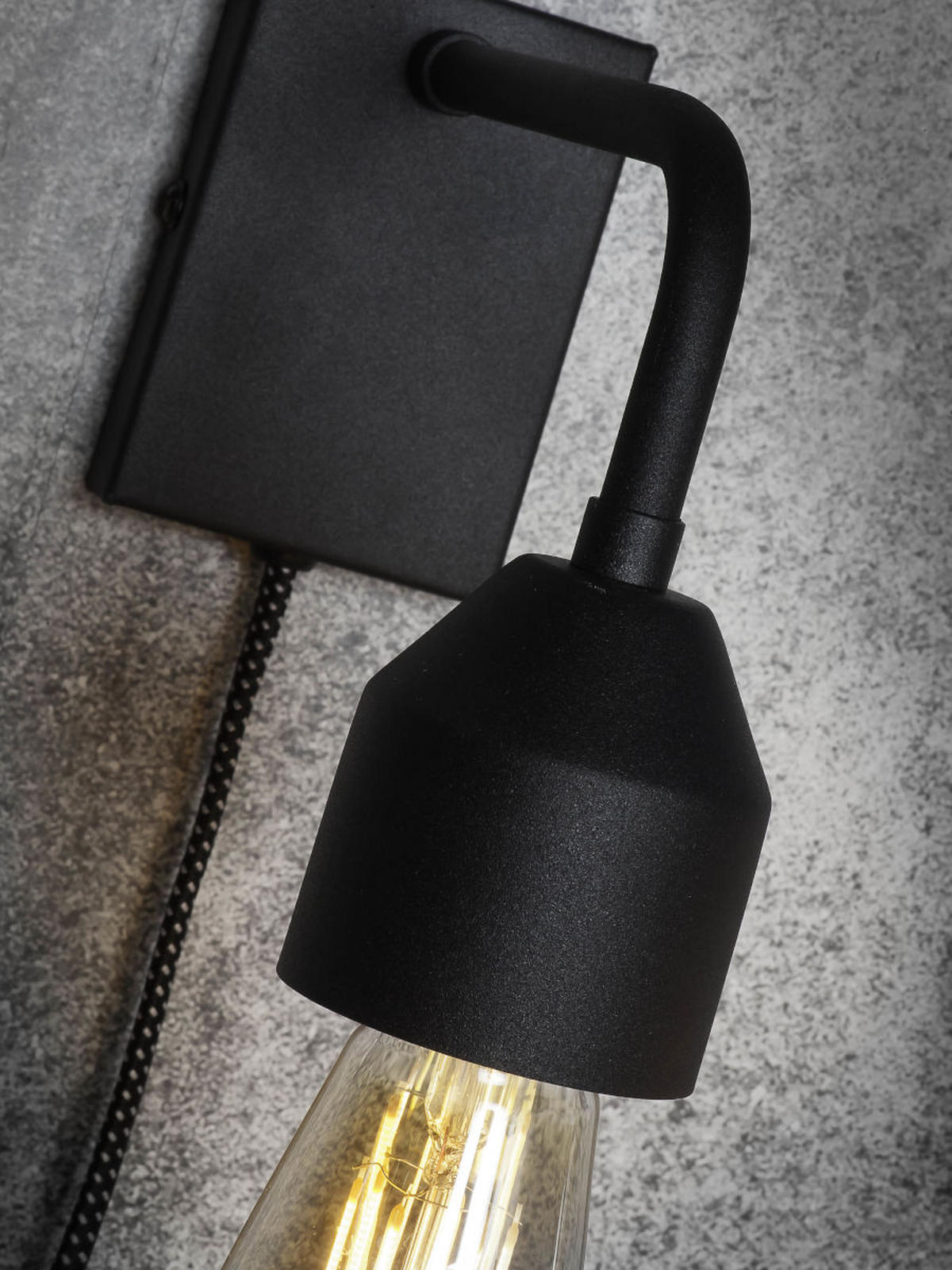 WANDLEUCHTE Madrid   - Schwarz, Design, Metall (7/14,7/20,3cm) - It's about Romi