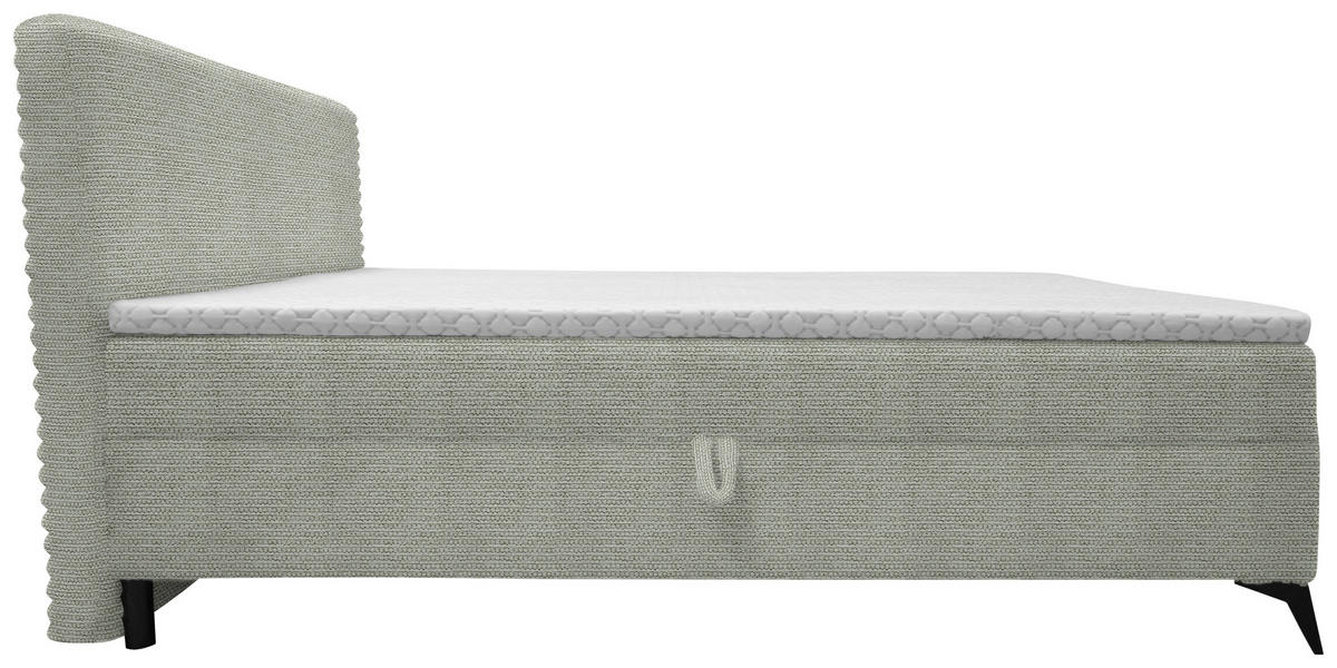 BOXBETT 160/200 cm  in Ecru  - Ecru/Schwarz, Design, Holz/Holzwerkstoff (160/200cm) - Xora