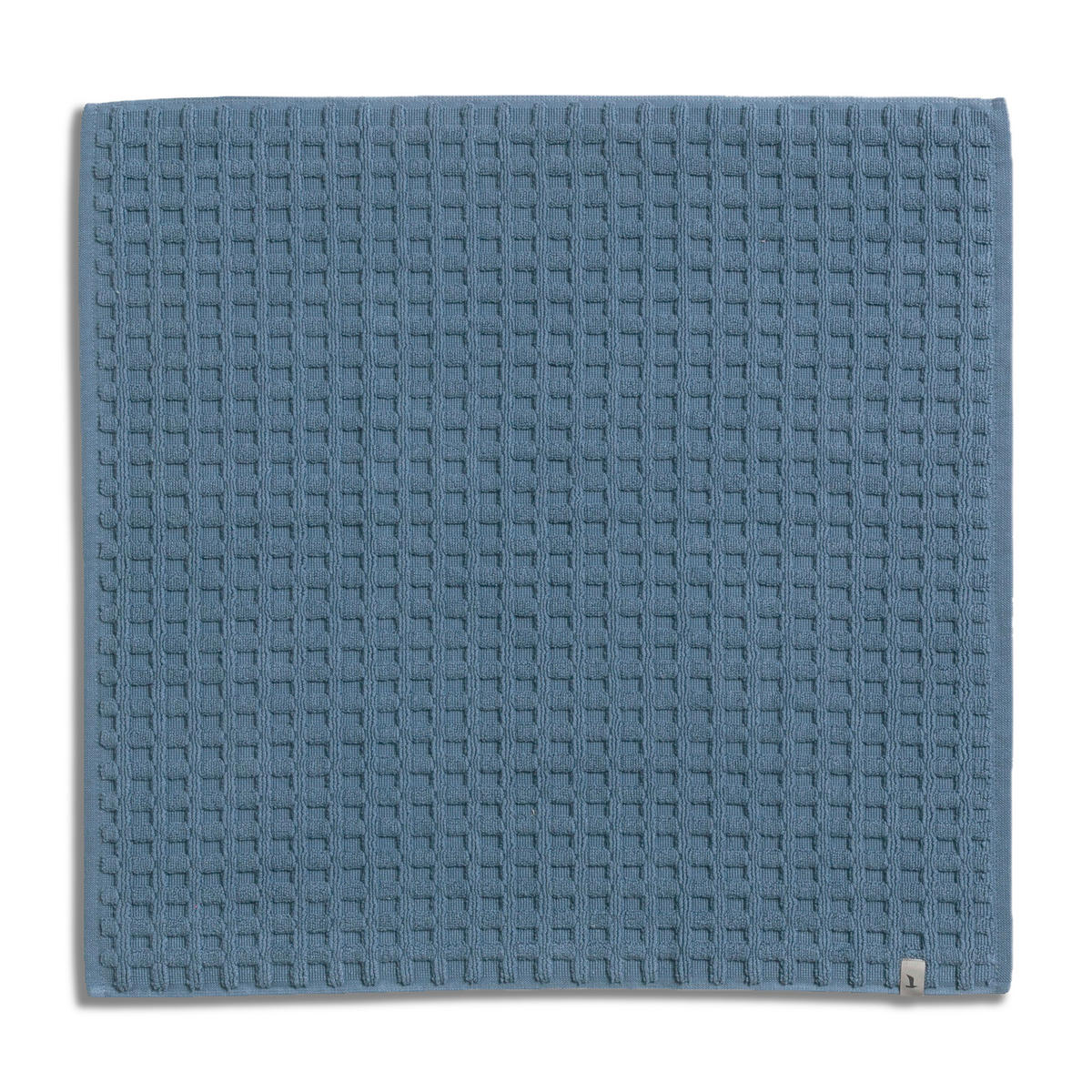 BADTEPPICH PIQUEE Blau 60/60 cm  - Blau, Basics, Textil (60/60cm) - Moeve