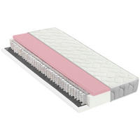 TAŠTIČKOVÝ MATRAC, 90/200 cm - biela, Basics, textil (90/200cm) - Swedish Line