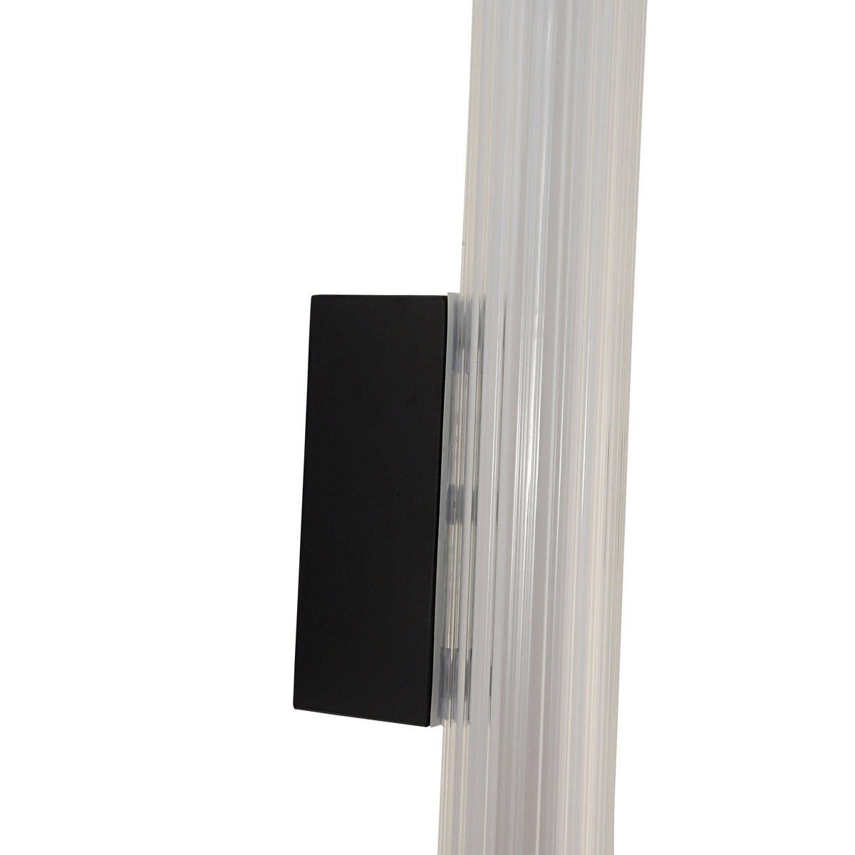 LED-WANDLEUCHTE Linea  61/6/11.5 cm  - Schwarz, Design, Glas (61/6/11.5cm)
