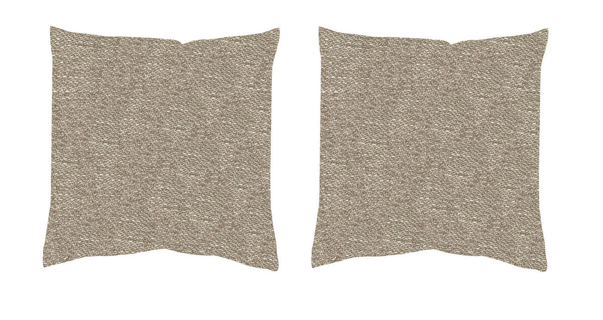 KISSENHÜLLEN-SET FJELLA 50/50 cm  - Bernsteinfarben, Basics, Textil (50/50cm)