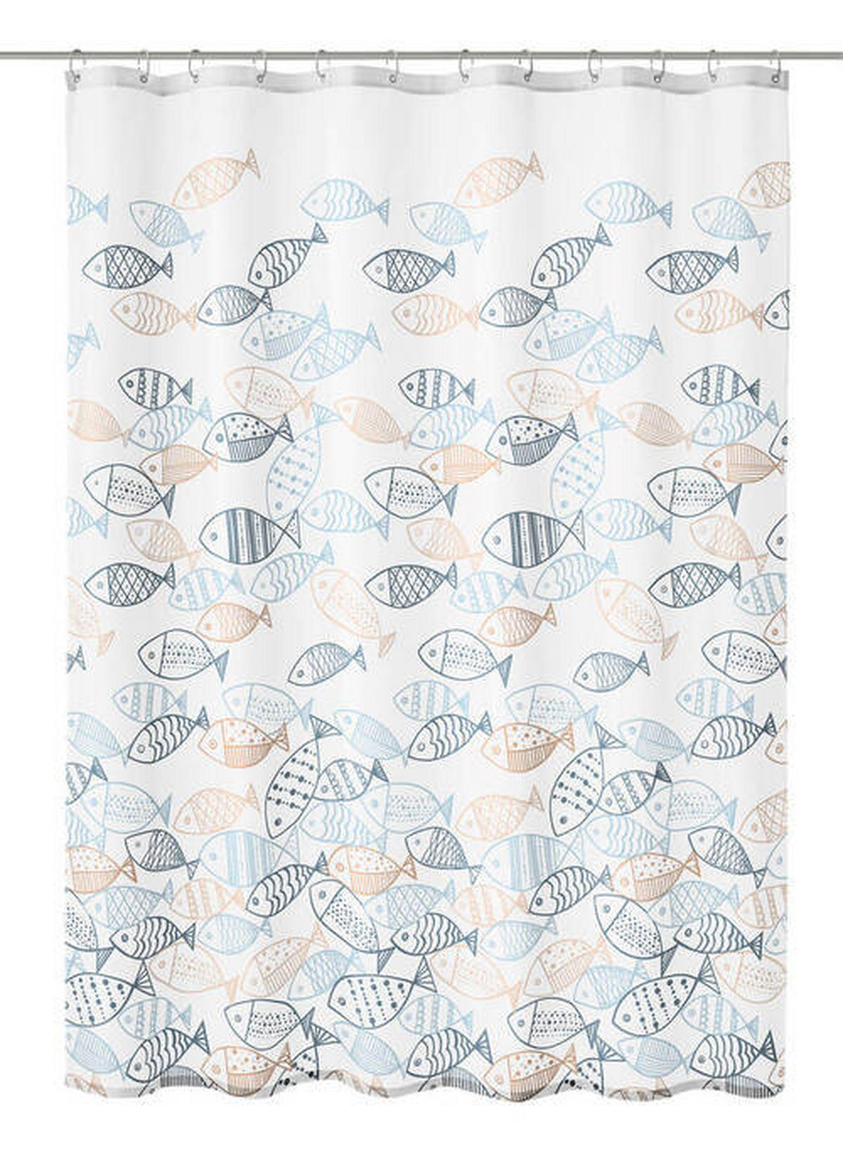DUSCHVORHANG Classic 2024 180/200 cm  - Basics, Kunststoff (180/200cm) - Kleine Wolke