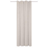 ÖSENSCHAL halbtransparent 140/245 cm   - Taupe, Basics, Textil (140/245cm)