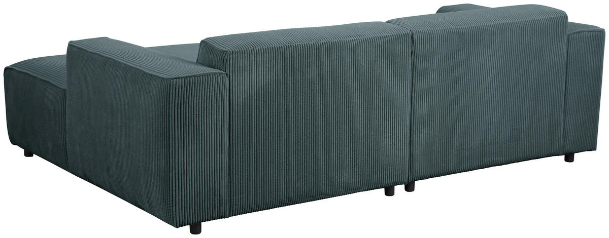 HÖRNSOFFA i manchester blå  - blå/svart, Design, textil/plast (234/161cm) - Livetastic