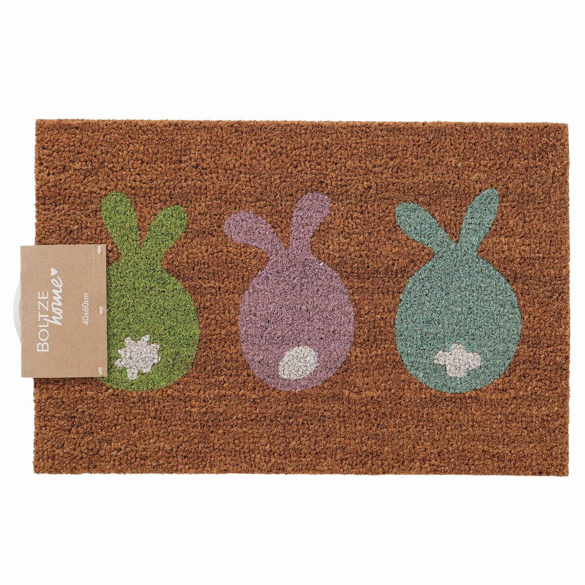 FUßMATTE  - Naturfarben, LIFESTYLE, Kunststoff/Textil (60/40/1,2cm)