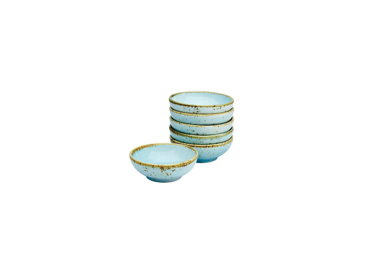 DIPSCHALENSET 8 cm  - Pastellblau, Trend, Keramik (8cm) - Creatable