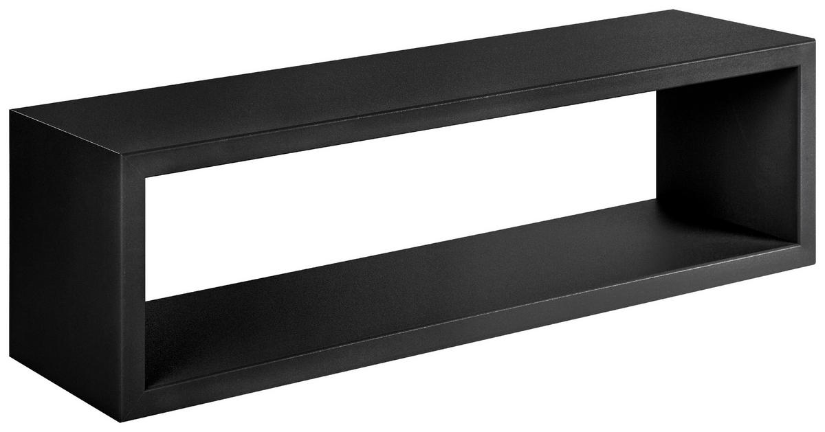 FALIPOLC 59/17/14,5 cm  - fekete, Konventionell, faalapú anyag (59/17/14,5cm) - Xora