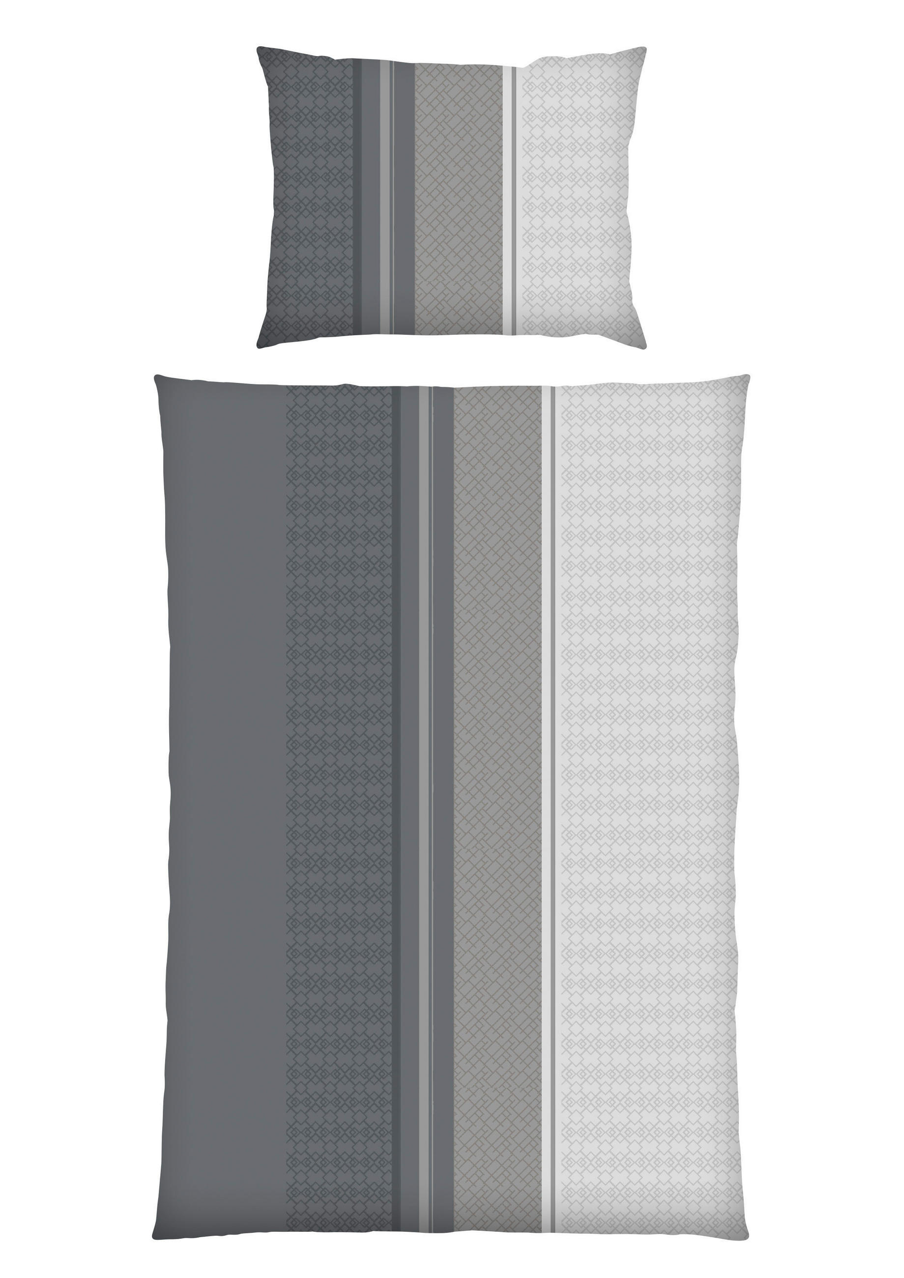 POVLEČENÍ - šedá/bílá, Basics, textil (140/200cm) - Boxxx