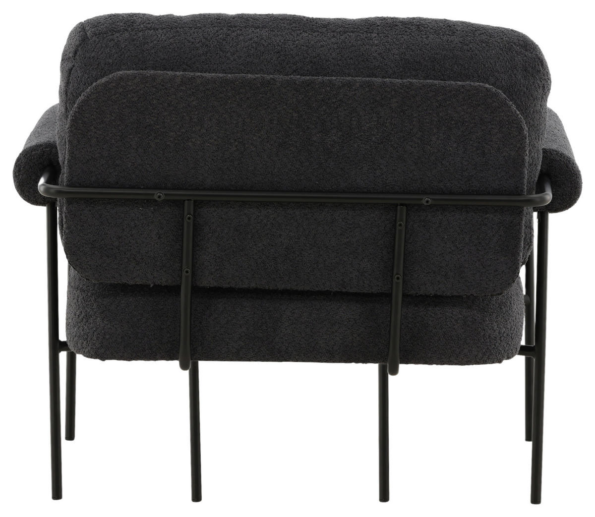SESSEL in  - Schwarz, Design, Kunststoff/Textil (95/83/87cm) - Livetastic