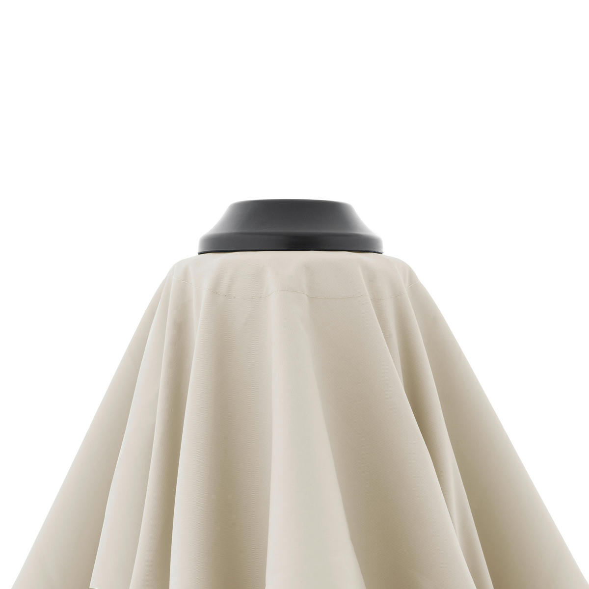 AMPELSCHIRM Naturfarben  - Schwarz/Naturfarben, Basics, Textil/Metall (310/210cm) - Doppler