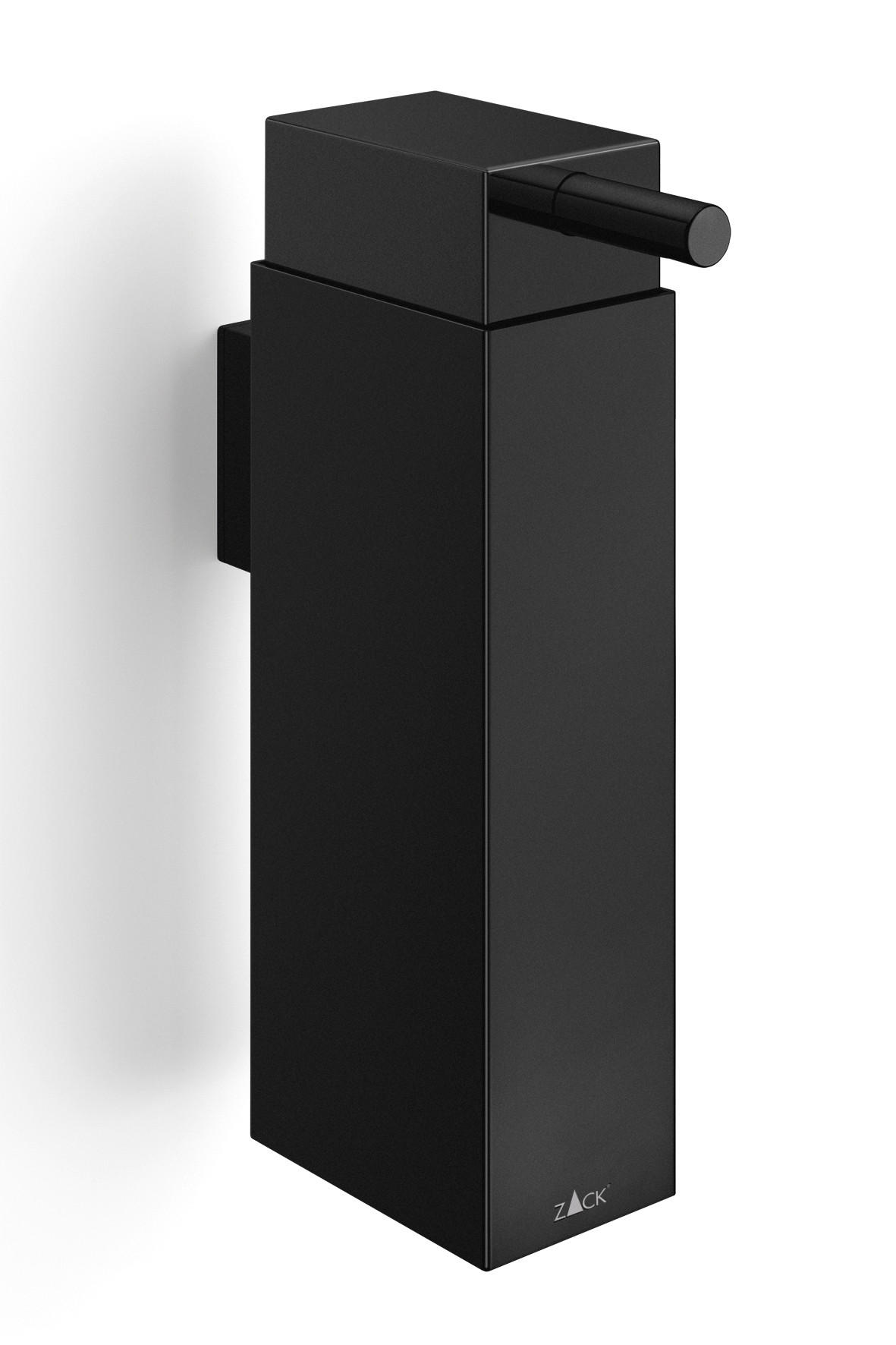 Zack Seifenspender Linea Schwarz 4x16.7x10.8 cm