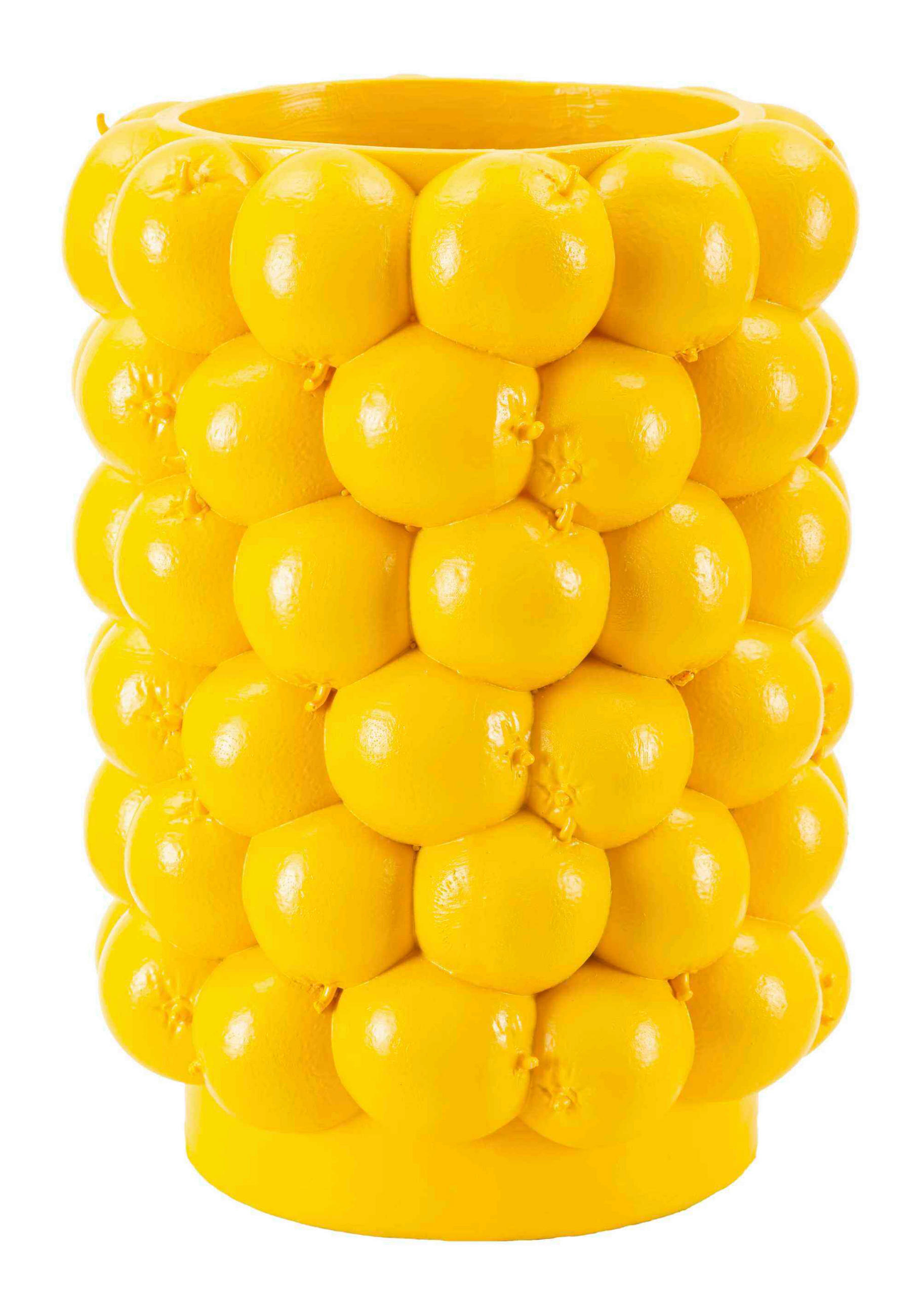 Mauro Ferretti Vase Gelb 21x28x21 cm