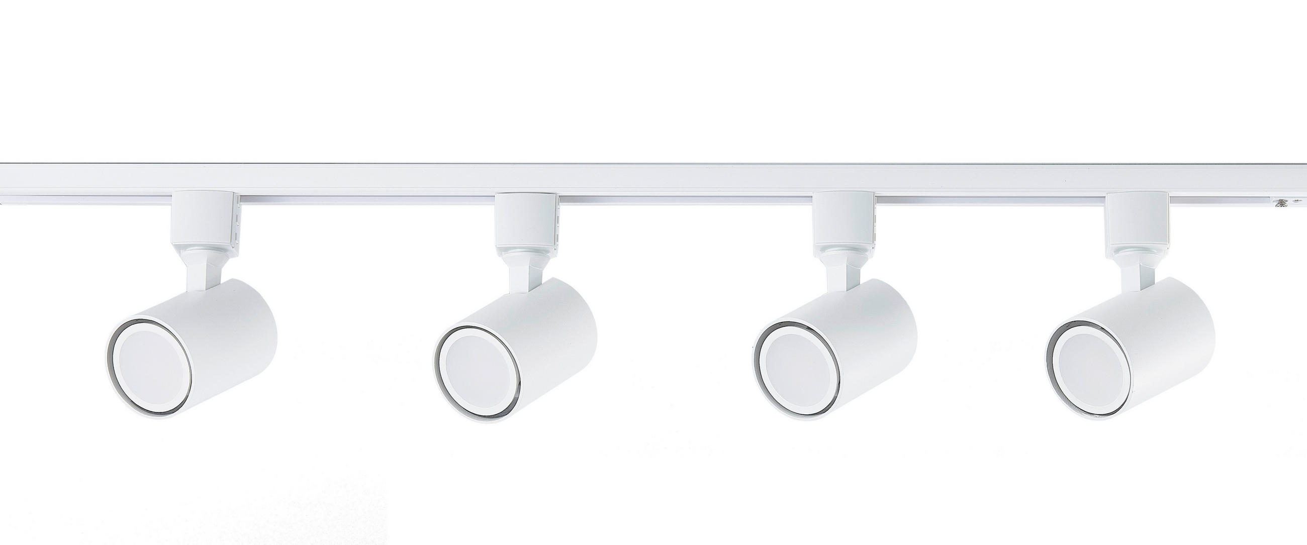 SCHIENENSYSTEM-STRAHLER Snow 8/150/6 cm  - Weiß, Design, Metall (8/150/6cm)