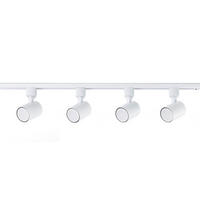 SCHIENENSYSTEM-STRAHLER Snow 8/150/6 cm  - Weiß, Design, Metall (8/150/6cm)