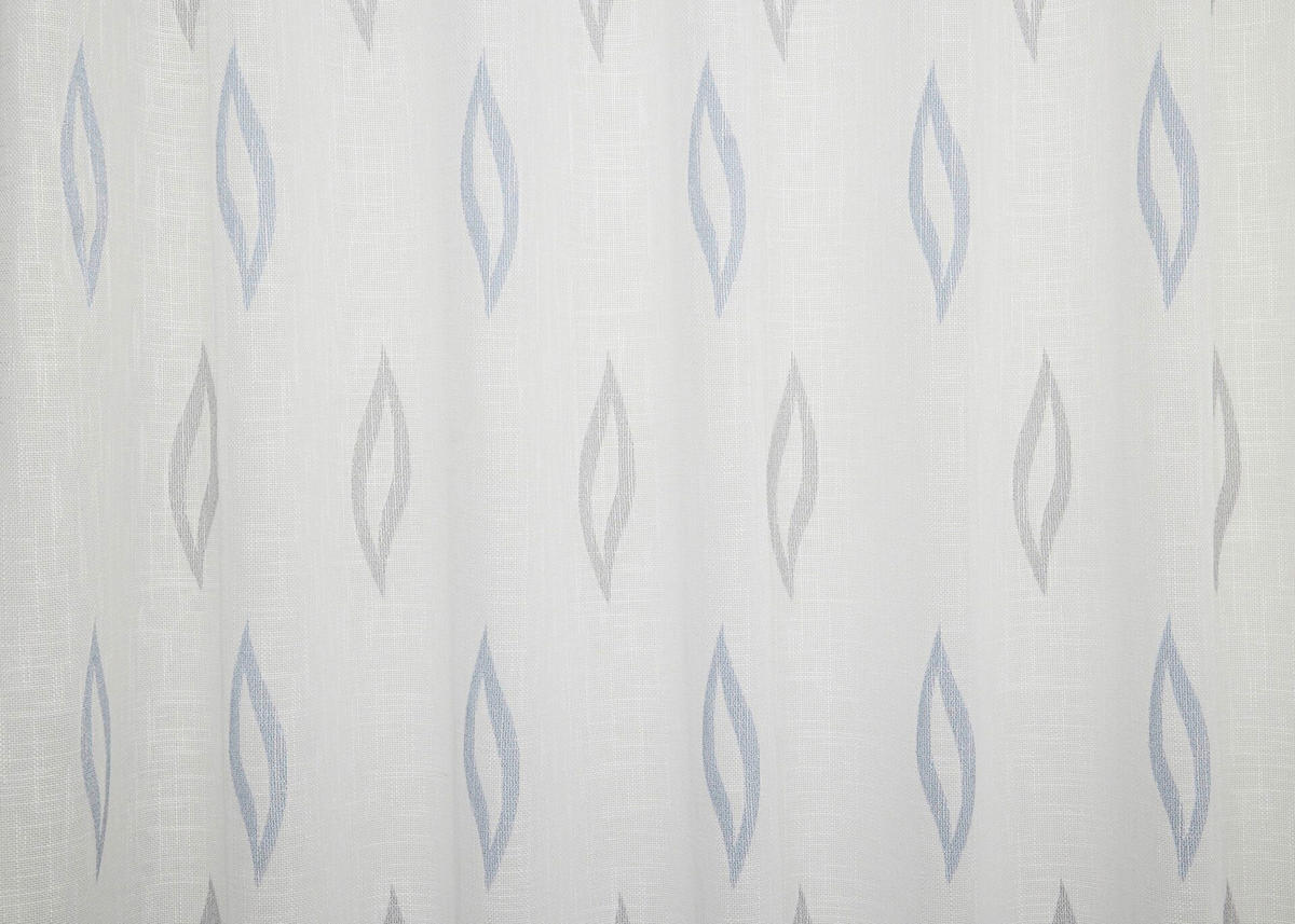 Perdea Tip Plasă  - albastru deschis, Basics, textil (310cm)