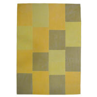 FLACHWEBETEPPICH Wohnzimmer 120/170 cm Lyrical Gelb, Multicolor rechteckig  - Gelb/Multicolor, Basics, Textil (120/170cm) - Novel