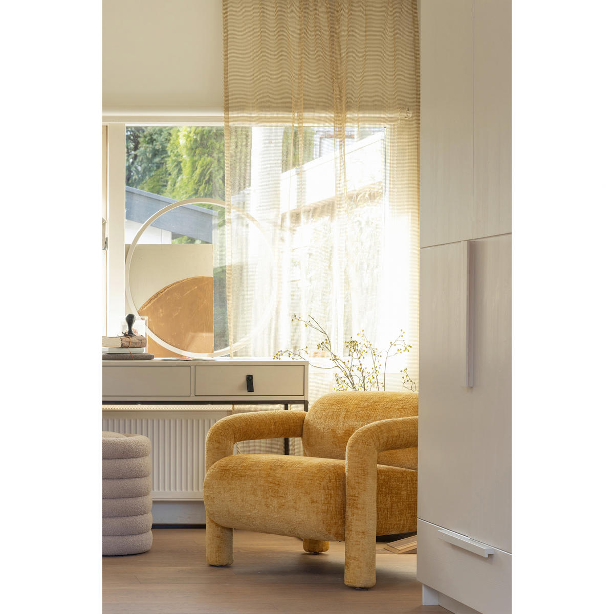 GARDEROBENSCHRANK Pure  in 142/215/60 cm  - Hellgrau, Design, Holz (142/215/60cm) - Livetastic