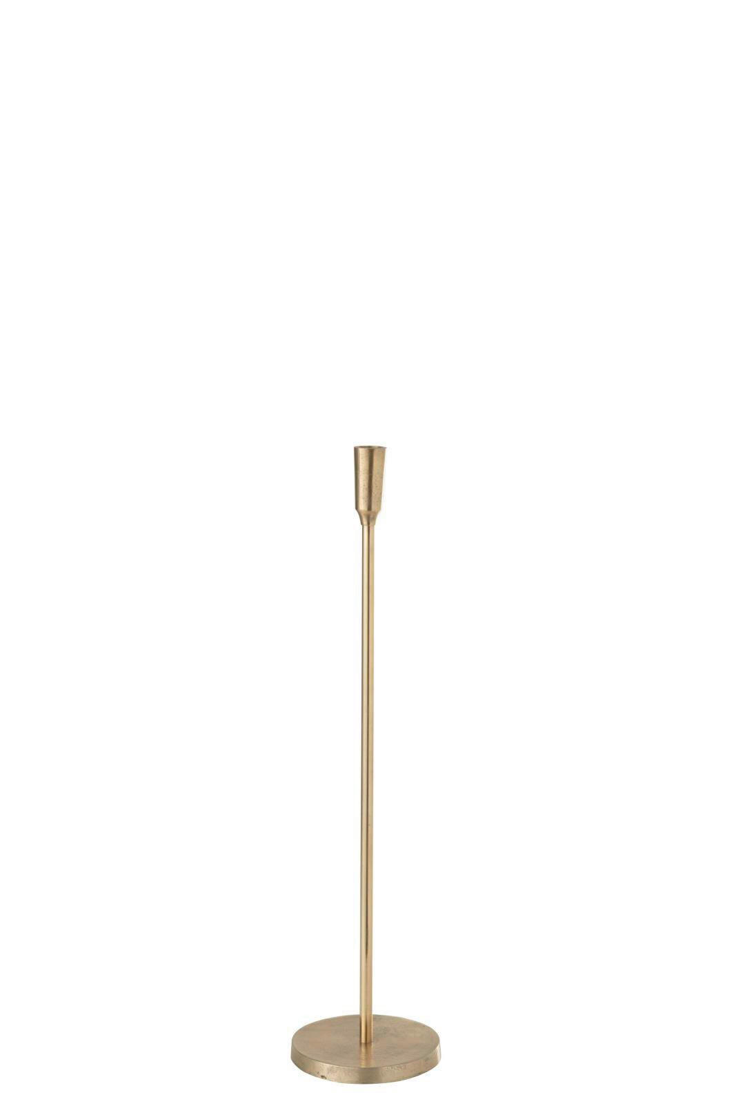 KERZENSTÄNDER - Goldfarben, Basics, Metall (15,5/15,5/61,5cm) - Ambia Home