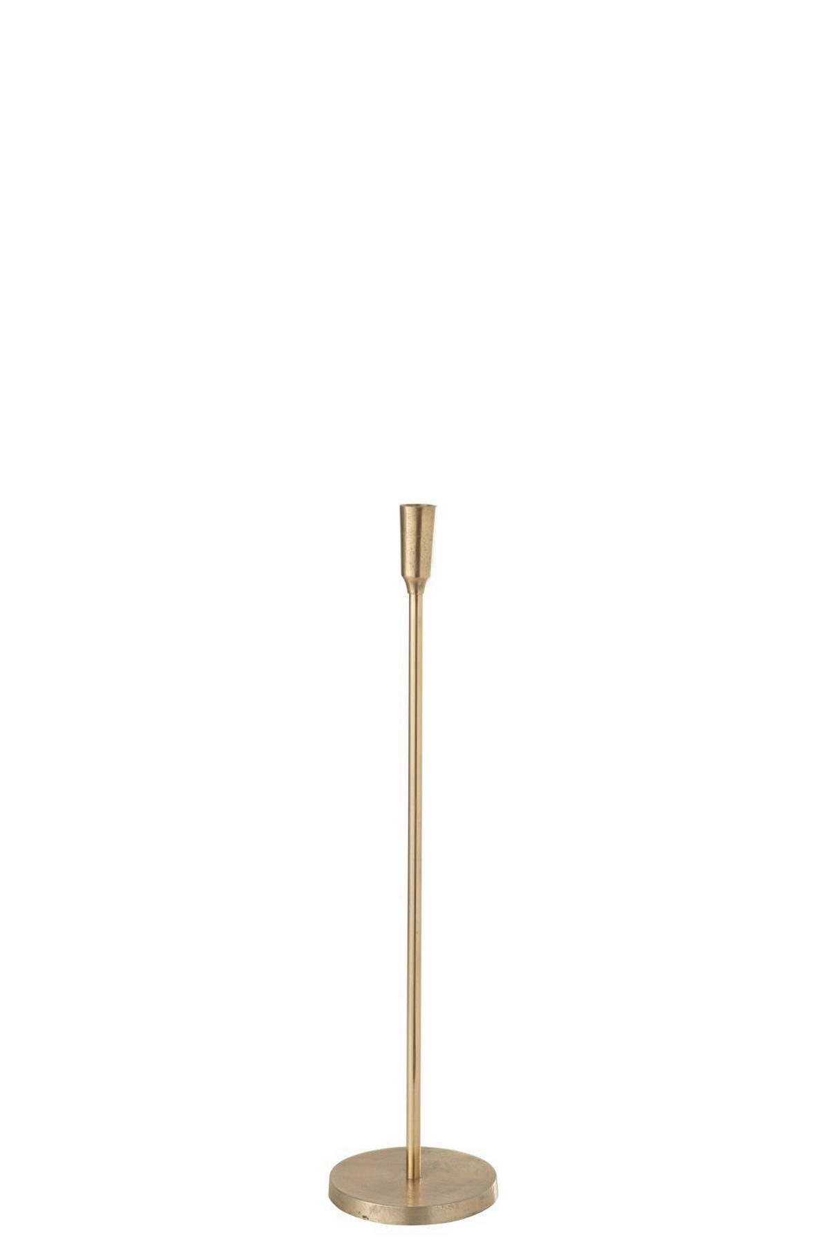 KERZENSTÄNDER - Goldfarben, Basics, Metall (15,5/15,5/61,5cm) - Ambia Home